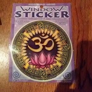 Om Sticker 2-Sided Window Art
